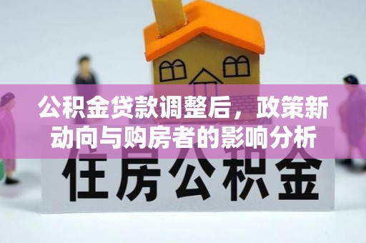 平南公积金贷款调整后，政策新动向与购房者的影响分析