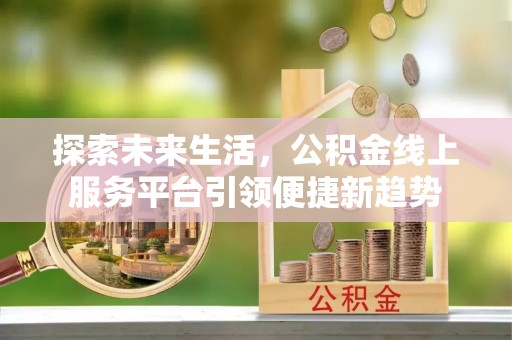 平南探索未来生活，公积金线上服务平台引领便捷新趋势