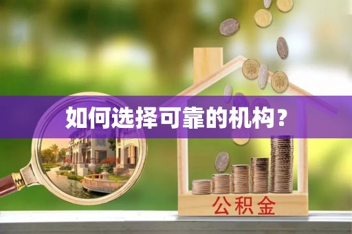 平南如何选择可靠的机构？