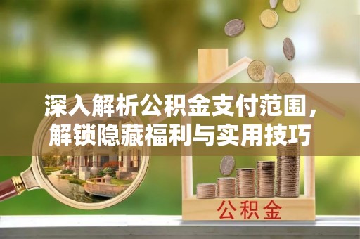 平南深入解析公积金支付范围，解锁隐藏福利与实用技巧