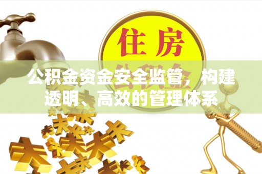 平南公积金资金安全监管，构建透明、高效的管理体系
