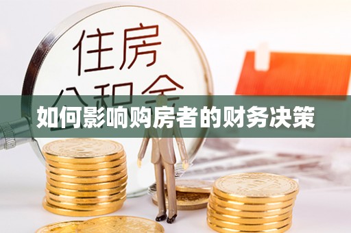 平南如何影响购房者的财务决策
