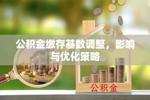 平南公积金缴存基数调整，影响与优化策略