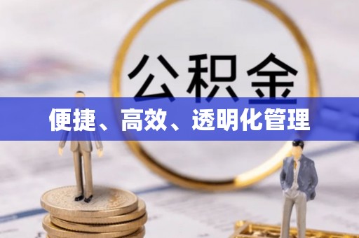 平南便捷、高效、透明化管理